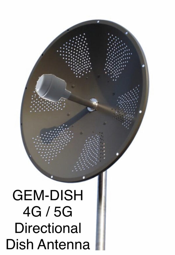 GEM-DISH Directional high gain 4G / 5G Antenna