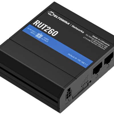 RUT260 Compact CAT6 LTE Industrial M2M 4G Router from Teltonika